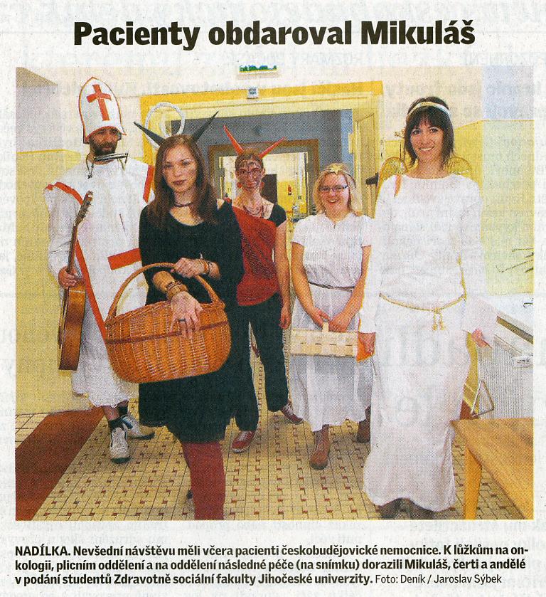 Mikulášská v nemocnici