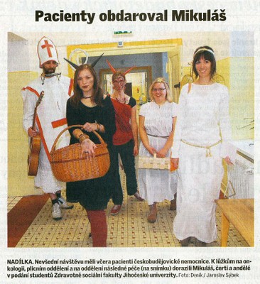 Mikulášská v nemocnici